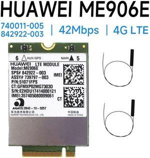 ME906E M.2 NGFF LTE/HSPA+ FDD 4G WWAN module Adapter Card 704031-001 / 740011-005 Unlocked for HP lt4112 HUAWEI ME906E
