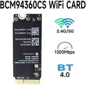 Broadcom BCM94360CS BCM94360CSAX Wifi Airport Card 802.11ac for Macbook Pro Retina A1425 A1502 A1398 Bluetooth 4.0  2.4G 5G