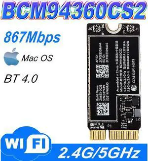 A+ Generic BCM94360CS2 BCM4360CS2 BT+WLAN Card ModuleSuitable for Air 11 "A1465 13" A1466 802.11ac
