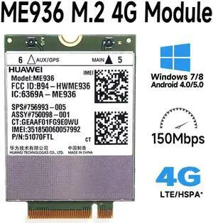 HUAWEI ME936 4 G LTE module NGFF WCDMA quad-band EDGE / GPRS / GSM Penta-band DC-HSPA + / HSP WWAN CARD HUAWEI ME936 4 G LTE module NGFF WCDMA quad-band EDGE / GPRS / GSM Penta-band DC-HSPA + / HSP WWAN CARD