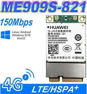 ME909S-821 Hua Wei Mini PCIE LTE TDD/FDD 4G Module For M2M Application 100% &Genuine Emax Stock Ship