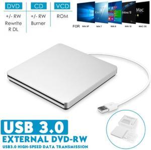 USB 3.0 Slot Load Drive External DVD Player CD/DVD RW Burner Writer Recorder Superdrive For Apple Mac Laptop PC Win Notebook
