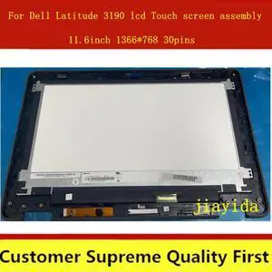 11.6" Laptop Replacement for Dell Latitude 3190 Touch LCD Screen Digitizer Assembly HD 1366X768