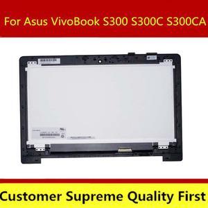 13.3'' LCD Touch Screen Digitizer with Bezel Display Assembly Repair Laptop For Asus VivoBook S300 S300C S300CA