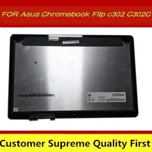 1920*1080 12.5" Touchscreen Lcd 2 In 1FOR Asus Chromebook Flip c302 C302C  LCD Display Assembly