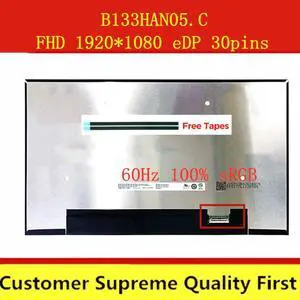 13.3-inch Laptop LCD Screen B133HAN05.C FHD 1920*1080 eDP 30pins display matrix