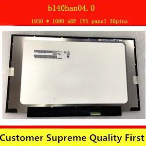 14"non screen hole LCD screen N140HCA-EBA B140HAN04.0 B140HAN04.3 NV140FHM-N4B LP140WF7 SPC1 1930 * 1080 eDP IPS panel 30pins
