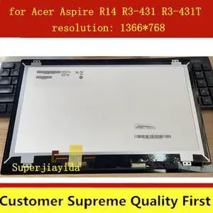 14inch HD  for Acer Aspire R14 R3-431 R3-431T Touch LED LCD Screen Digitizer Assembly display sense glass panel 14inch HD  for Acer Aspire R14 R3-431 R3-431T Touch LED LCD Screen Digitizer Assembly display sense glass panel