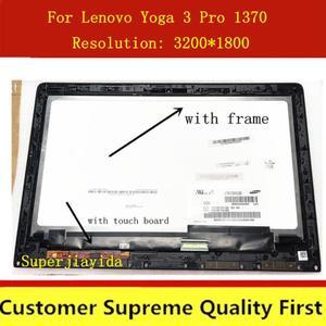 Laptop Touch Screen Digitizer Assembly LTN133YL03 For Lenovo Yoga 3 Pro 1370 Lcd 13" QHD 3K 3200x1800 Panel Replacement