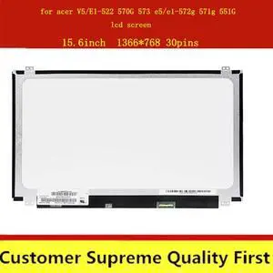15.6'' Laptop slim matrix lcd led screen EDP 30 pin for acer V5/E1-522 570G 573 e5/e1-572g 571g 551G notebook