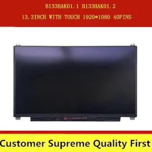 laptop lcd screen replacement B133HAK01.1 B133HAK01.2 13.3 " IPS touch panel 1920*1080