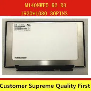 For Lenovo 330S-14IKB 330S-14AST 7000-14IKBR Lcd Screen M140NWF5 R2 r3 1920*1080 FHD IPS 30pin