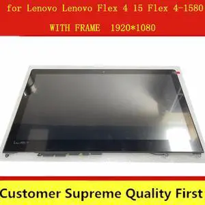 15.6 LCD Touch Screen Digitizer Assembly For Lenovo ideaPad Yoga 510-15IKB 510-15ISK Flex 4-1580 4-1570 80VC 80VE 80S8 80SB FHD
