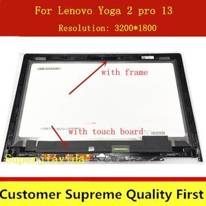 133" For Lenovo Yoga 2 Pro 13 LTN133YL02-L01 90400232 LCD Screen Digitizer Bezel Assembly 3200*1800