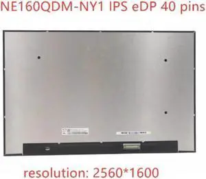 16" NE160QDM-NY1 V8.0 Fit MNG007DA1-1 EDP 40Pins 2560X1600 Resolution laptop LCD Display Screen matrix FRU 5D11A40589 5D11A40587