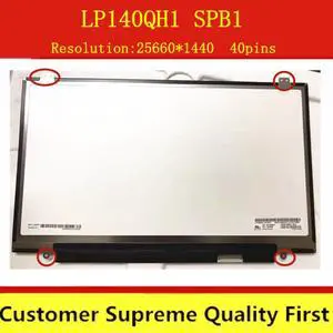 14.0" inch LP140QH1-SP B1 laptop LCD screen FRU 00HN826 FHD 2560*1440 (Non Touch) for ThinkPad X1 Carbon IPS display