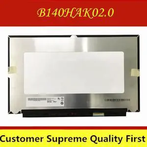 14.0" Laptop Touch Screen B140HAK02.5 fit B140HAK02.0 for Acer Swift SF514-52 75% NTSC IPS Panel LCD Matrix Display 40Pins eDP