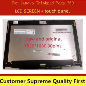 12.5 inch LCD Display Touch Laptop Screen Digitizer Assembly For Lenovo Thinkpad Yoga 260 N125HCE-GN1 B125HAN02.2 M125NWF4 R0