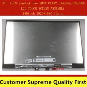 14-inch 1920*1080 30pins display For ASUS ZenBook Duo 2021 UX482 UX482EA UX482EG LCD touch screen assembly