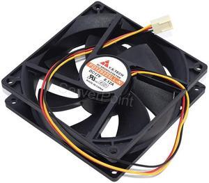 for Y.S TECH FD129225LL-N DC 12V 0.12A 90x90x25mm 3-Wire Server Cooling Fan