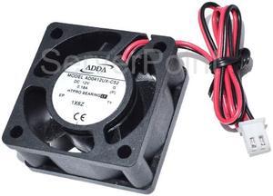 Well Tested  For ADDA AD0412UX-C52 1X6Z DC12V 0.18A 2-Wire Server Square HTPRO BEARING Cooling Fan