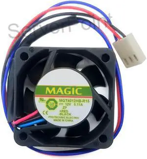 for MGT4012HB-R15 4015 12V 40*40*15MM 0.11A 3 wire ball cooling fan