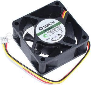 Genuine  KDE2406PTB3 DC 24V 2.4W 60x60x25mm 3-Pin Inverter Cooling Fan