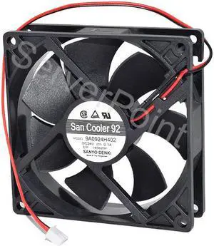 For 9CM 9025 24V 0.1A 9A0924H402 2 Line Silent dual ball bearing heat dissipation fan