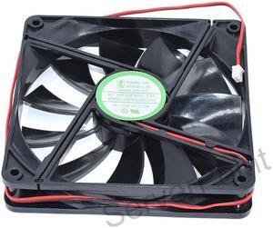 For DFS132512H DC12V 3.0W 2-wire Server Square Cooling Fan