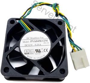 For PVA045E12M -P01-ae DC 12V 0.20A 45x45x15mm Server Cooler Fan