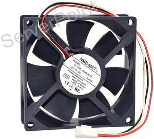 Well Tested Cooling Fan 3110RL-04W-B79 8025 F50 12V 0.44A 3 Wires Square Cooler Fan