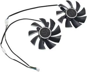 Well Tested  A Pair VGA Card Fan For Colorful GT440 450 460 GT630 GTX550TI 650Ti 560 Video Grahpics Card Cooler 83MM 12V 4 Lines