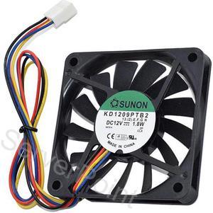 Well Tested Cooler Fan KD1209PTB2 DC12V 1.8W Four Wires