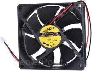Well Tested AD0924XB-A71GL 24V 0.25A double ball axial fan For  ADDA server cooling fan 92 * 92 * 25CM