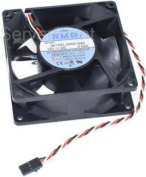3612KL-04W-B66 DC12V 0.68A 92X92X32mm Three Wires Square Cooling Fan 3612KL-04W-B66 DC12V 0.68A 92X92X32mm Three Wires Square Cooling Fan