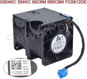 Well Tested Cooling Fan  12V 1.68A 0304KC 304KC 90C8M 090C8M FC0612DE For DELL server R510 6056