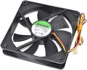 Genuine  PMD1212PTB3-A DC12V 6.5W 3-Pin Cooling Fan