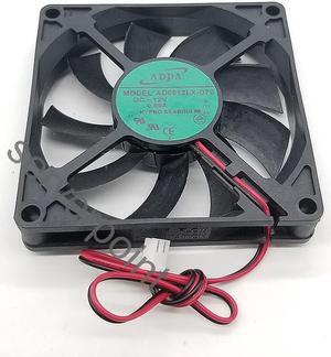 for ADDA AD0812LX-D70 DC 12V 0.09A 2-wire 80x80x15mm Server Square Fan