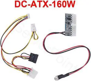 DC-ATX-160W high power   24pin DC ATX PSU 12V DC Input 160W Peak Output Switch DC-DC ATX Pico PSU MINI ITX PC Power Supply
