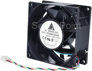Well Tested PFB0912UHE 12V 2.35A 90x90x38mm 4-Pin DC Brushless Cooling Fan Well Tested PFB0912UHE 12V 2.35A 90x90x38mm 4-Pin DC Brushless Cooling Fan