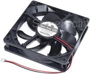 Genuine For San 9S1212H403 DC 12V 0.39A Two Wires  120X120x25mm Server Square Fan Cooling