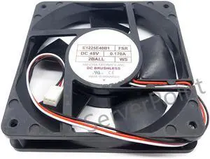 for E1225E48B1 DC 48V 0.170A 9-wire cooling fan