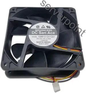 109R1212H1D01 12cm 120*120*38MM 12V 0.52A 3 wires Alarm Signal cooling fan