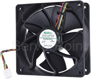 Well Tested Cooling W12E12BS11B5-07 Four Lines PMW 6000RPM DC12V 1.65A 120*120*38MM Cooler Fan For NIDEC ANT S7 S9