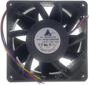 for delta FFB1424SHG 14051 140mm 14cm DC 24V 2.3A industrial pc case server inverter cooling fans blower