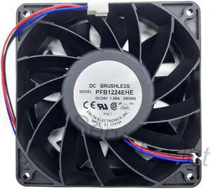 for Delta PFB1224EHE 12CM 12038 24V 1.08A two lines inverter fan