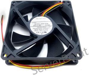 for 3610VL-05W-B39 BE1 DC 24V 0.19A 3-Wire 92x92x25mm Server Square Fan