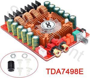 TDA7498E 2* 160W Dual Channel Audio Amplifier Board 24V Stereo digital Power Amp Module Support Single Channel