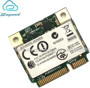 Dual band 2.4G&5G 300Mbps Wireless card for Qualcomm AR962 802.11a/b/g/n Mini PCI-E wireless network card+bluttooth 4.0 DW1601