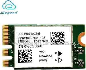 Atheros QCNFA435 AC 2.4G&5G 300Mbps NGFF 802.11ac WIFI+ Bluetooth 4.1 for Lenovo IdeaPad 510-15IKB E31 E470 FRU 01AX709